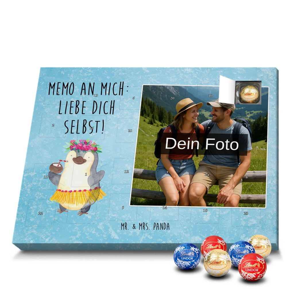 Personalisierter Schoko Foto Adventskalender Pinguin Kokosnuss Personalisierter Schoko Foto Adventskalender, Pinguin, Kokosnuss, Aloha, Hawaii, Pinguine, Urlaub