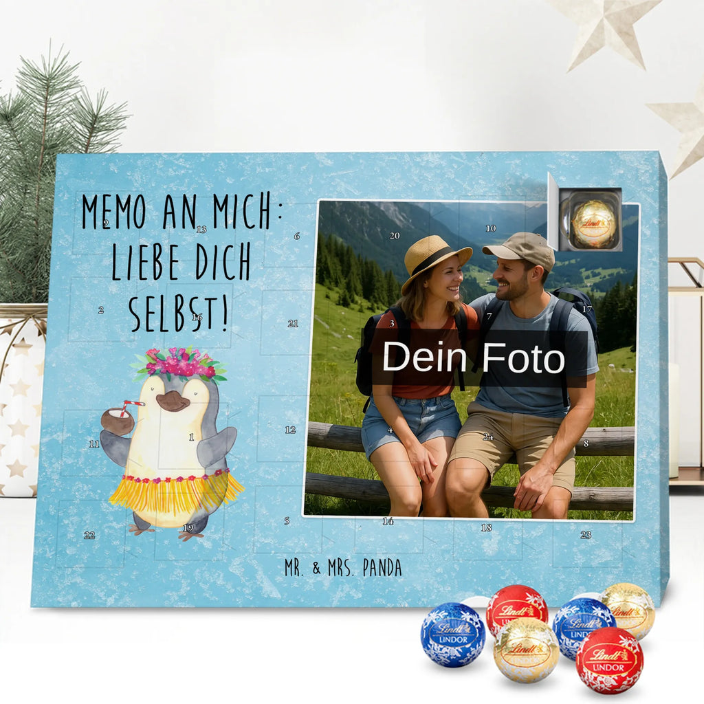Personalisierter Schoko Foto Adventskalender Pinguin Kokosnuss Personalisierter Schoko Foto Adventskalender, Pinguin, Kokosnuss, Aloha, Hawaii, Pinguine, Urlaub