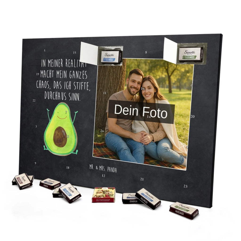  avocado Happy Personalisierter Schoko Foto Adventskalender, Gesund, Vegan, Veggie, Avocado, Chaos
