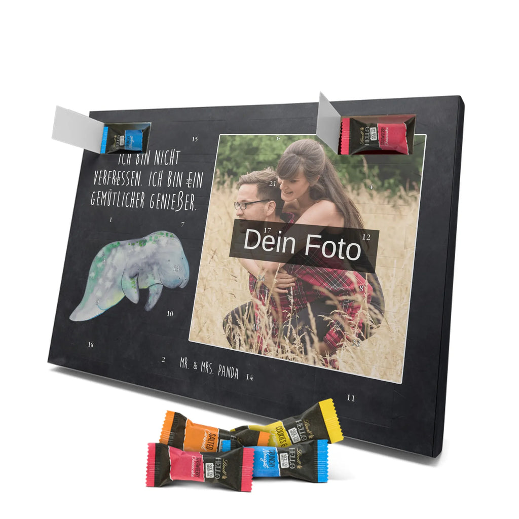 Personalisierter Schoko Foto Adventskalender Seekuh Chillen Personalisierter Schoko Foto Adventskalender, Meerestiere, Urlaub, Meer, Seekühe, Seekuh, Abnehmen, Diät, Zucker, Süßigkeiten, Diätwahn, Essen