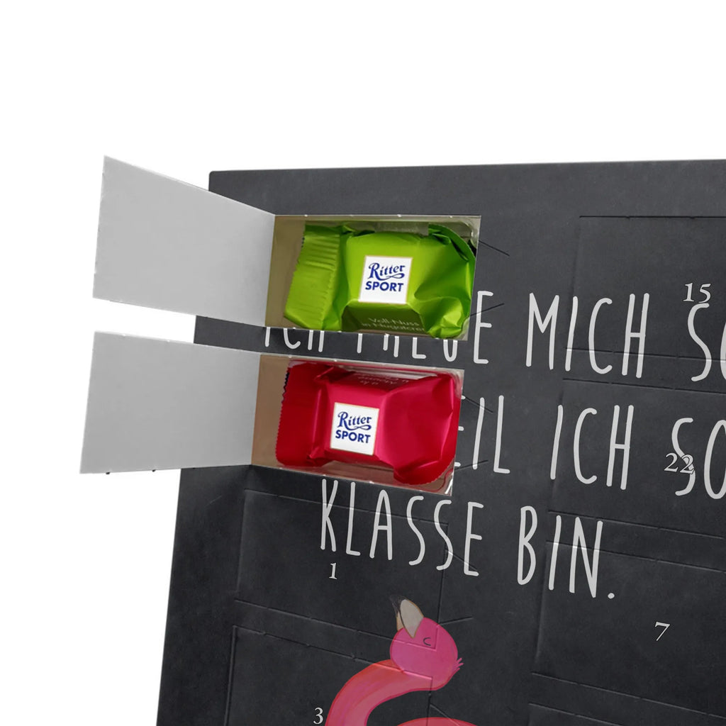  Flamingo Duma Personalisierter Schoko Foto Adventskalender, Flamingo, Schwester, Tochter, Beste Freundin, Selbstliebe, Selbstakzeptanz, Freundin, Mama, Freude, Stolz