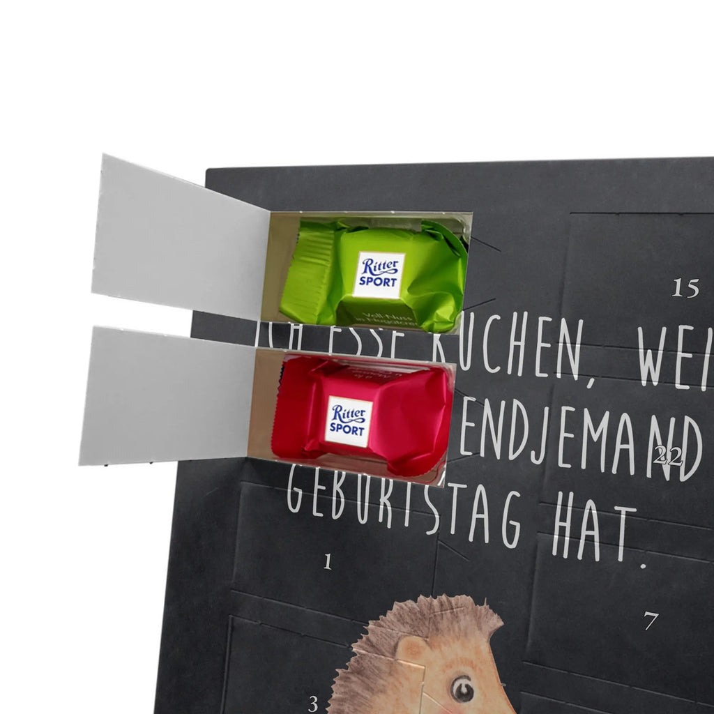  Hedgehog piece of cake Personalisierter Schoko Foto Adventskalender, Gute Laune, Lustige Sprüche, Tiere, Tiermotive, Torte, Backen Geschenk, Kuchen Backen, Igel, Geburtstagskuchen, Einladung Party, Essen Spruch, Kuchen