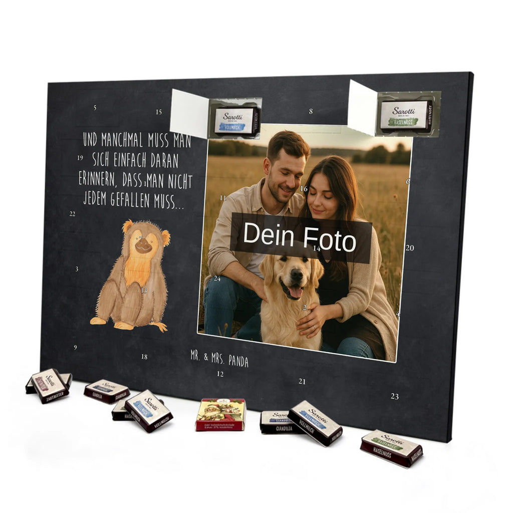Personalisierter Schoko Foto Adventskalender Affe Personalisierter Schoko Foto Adventskalender, Afrika, Wildtiere, Selbstbewusstsein, Selbstliebe, Affe, Motivation, Liebe, Selfcare, Respekt, Äffchen, Affen, Selbstachtung