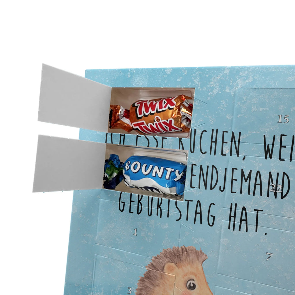  Hedgehog piece of cake Personalisierter Schoko Foto Adventskalender, Gute Laune, Lustige Sprüche, Tiere, Tiermotive, Torte, Backen Geschenk, Kuchen Backen, Igel, Geburtstagskuchen, Einladung Party, Essen Spruch, Kuchen