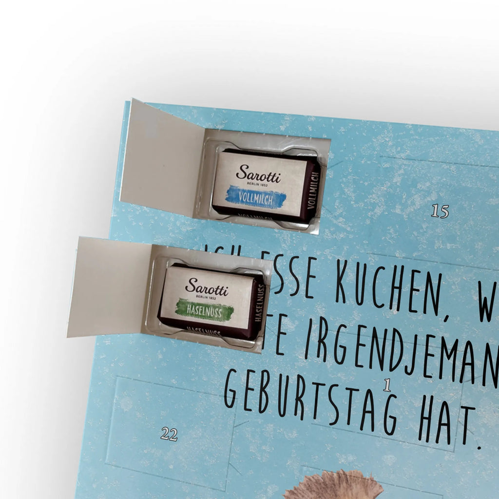  Hedgehog piece of cake Personalisierter Schoko Foto Adventskalender, Gute Laune, Lustige Sprüche, Tiere, Tiermotive, Torte, Backen Geschenk, Kuchen Backen, Igel, Geburtstagskuchen, Einladung Party, Essen Spruch, Kuchen