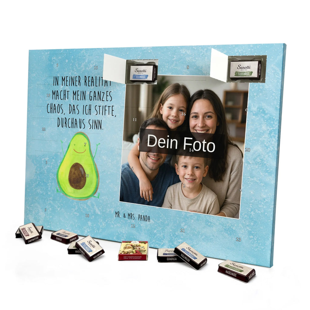  avocado Happy Personalisierter Schoko Foto Adventskalender, Gesund, Vegan, Veggie, Avocado, Chaos