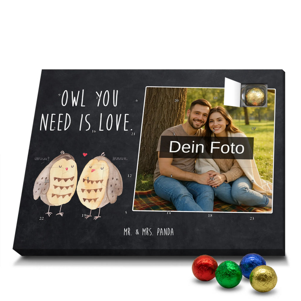  sowy miłość Personalisierter Schoko Foto Adventskalender, Eule, Freund, Freundin Geschenk, Liebe, Liebe Spruch, Eule Deko, Owl, Wortspiel Lustig, Hochzeit Spruch, All You Need Is Love