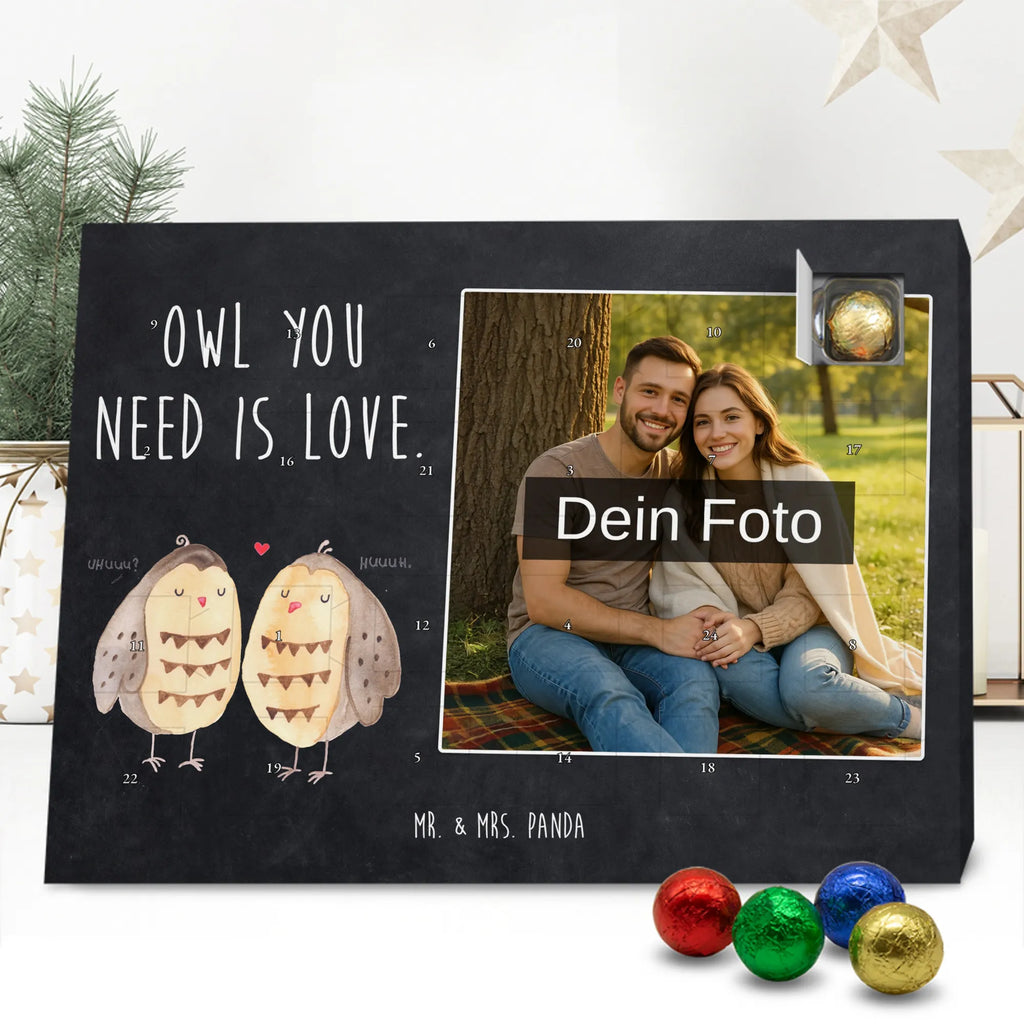  sowy miłość Personalisierter Schoko Foto Adventskalender, Eule, Freund, Freundin Geschenk, Liebe, Liebe Spruch, Eule Deko, Owl, Wortspiel Lustig, Hochzeit Spruch, All You Need Is Love