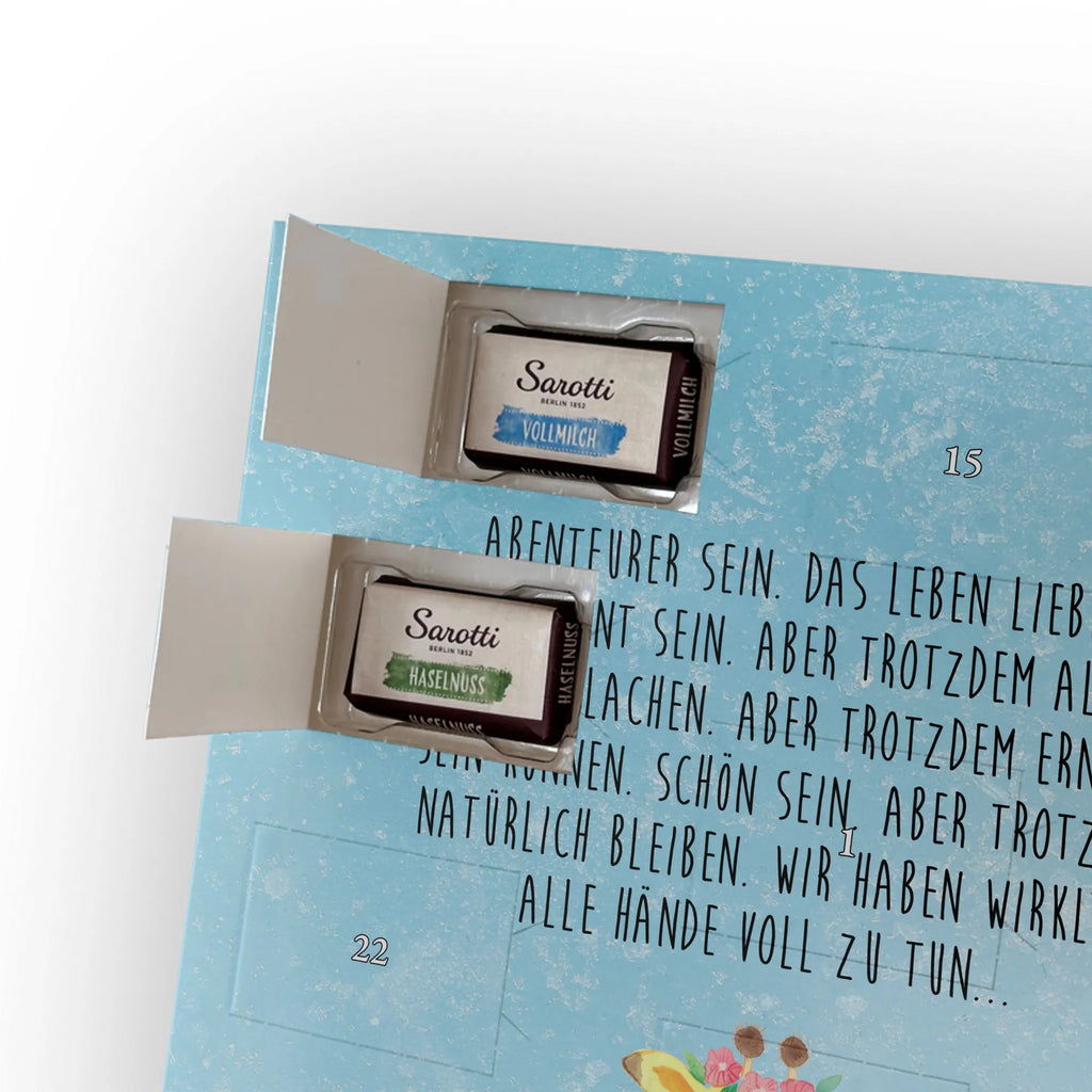 Personalisierter Schoko Foto Adventskalender Giraffe Blumenkranz Personalisierter Schoko Foto Adventskalender, Afrika, Wildtiere, Giraffe, Blumenkranz, Abenteurer, Selbstliebe, Freundin