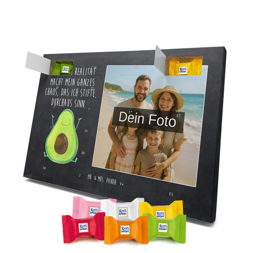  avocado Happy Personalisierter Schoko Foto Adventskalender, Gesund, Vegan, Veggie, Avocado, Chaos