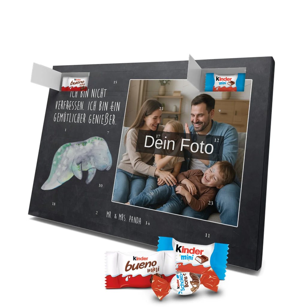 Personalisierter Schoko Foto Adventskalender Seekuh Chillen Personalisierter Schoko Foto Adventskalender, Meerestiere, Urlaub, Meer, Seekühe, Seekuh, Abnehmen, Diät, Zucker, Süßigkeiten, Diätwahn, Essen