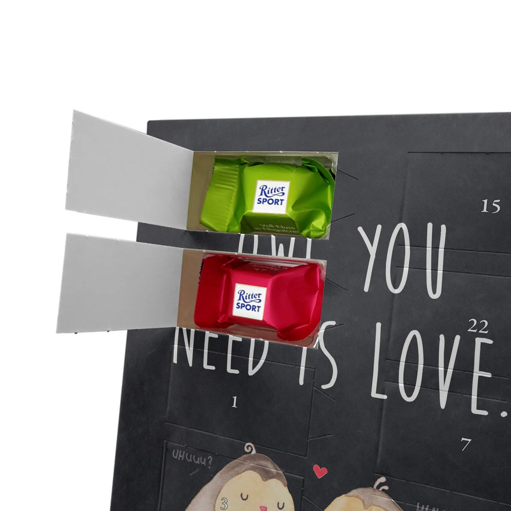  sowy miłość Personalisierter Schoko Foto Adventskalender, Eule, Freund, Freundin Geschenk, Liebe, Liebe Spruch, Eule Deko, Owl, Wortspiel Lustig, Hochzeit Spruch, All You Need Is Love