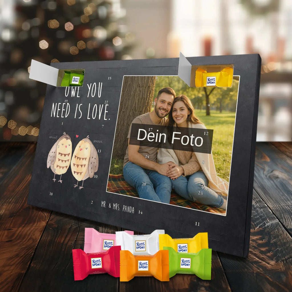  sowy miłość Personalisierter Schoko Foto Adventskalender, Eule, Freund, Freundin Geschenk, Liebe, Liebe Spruch, Eule Deko, Owl, Wortspiel Lustig, Hochzeit Spruch, All You Need Is Love
