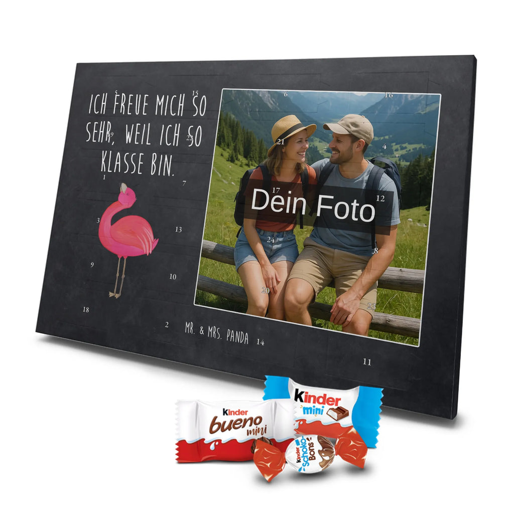  Flamingo Duma Personalisierter Schoko Foto Adventskalender, Flamingo, Schwester, Tochter, Beste Freundin, Selbstliebe, Selbstakzeptanz, Freundin, Mama, Freude, Stolz