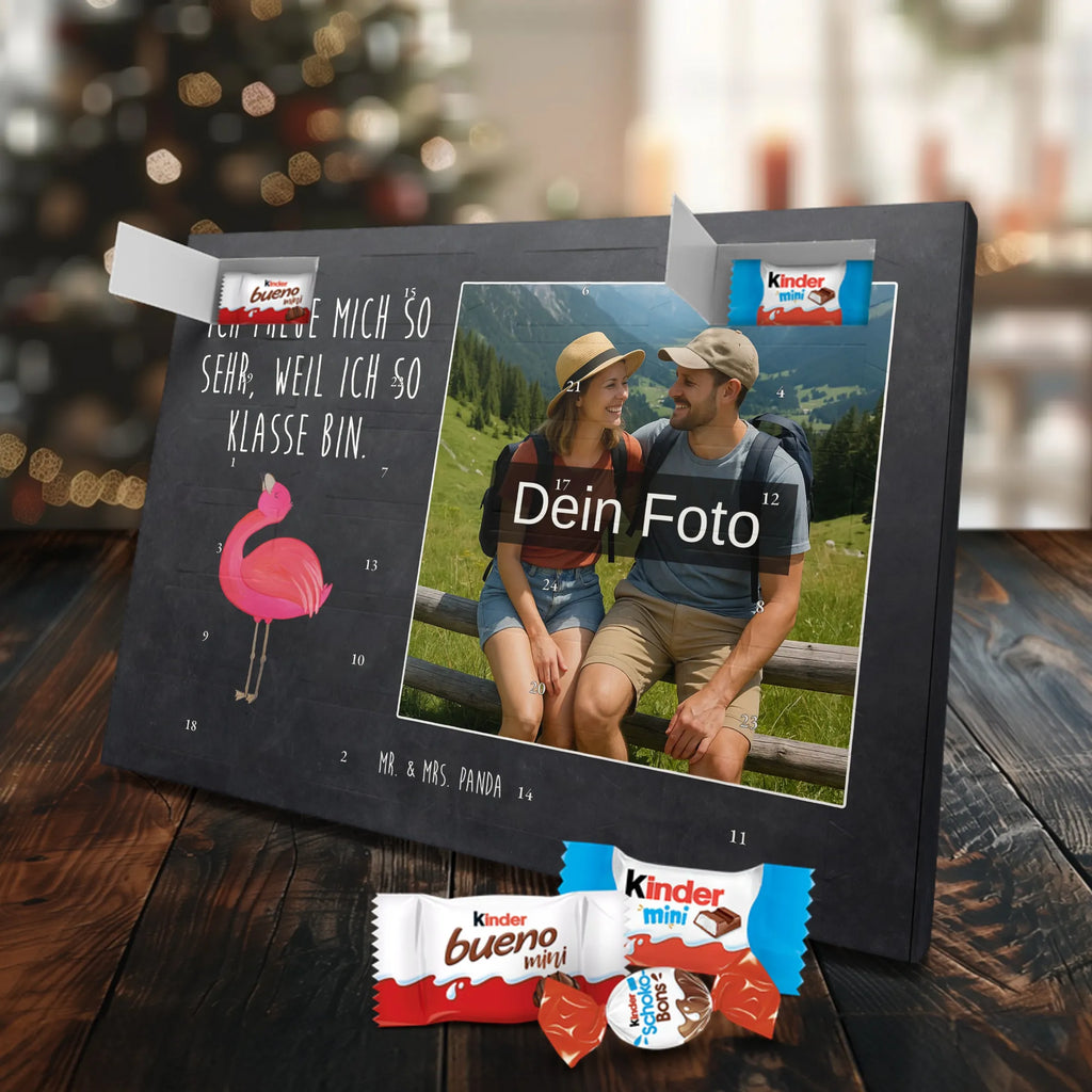  Flamingo Duma Personalisierter Schoko Foto Adventskalender, Flamingo, Schwester, Tochter, Beste Freundin, Selbstliebe, Selbstakzeptanz, Freundin, Mama, Freude, Stolz