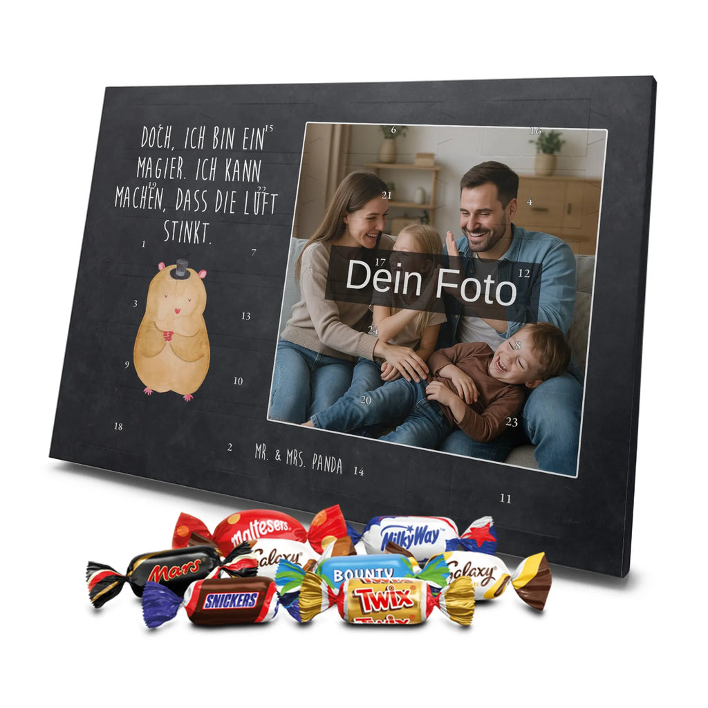 Personalisierter Schoko Foto Adventskalender Hamster Hut Personalisierter Schoko Foto Adventskalender, Gute Laune, Lustige Sprüche, Tiere, Tiermotive, Zwerghamster, Hut, Hamster, Zylinder, Magier, Zauberer