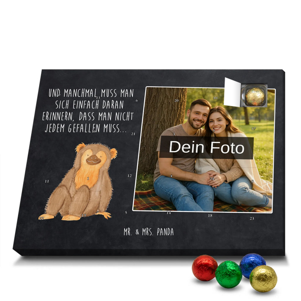 Personalisierter Schoko Foto Adventskalender Affe Personalisierter Schoko Foto Adventskalender, Afrika, Wildtiere, Selbstbewusstsein, Selbstliebe, Affe, Motivation, Liebe, Selfcare, Respekt, Äffchen, Affen, Selbstachtung