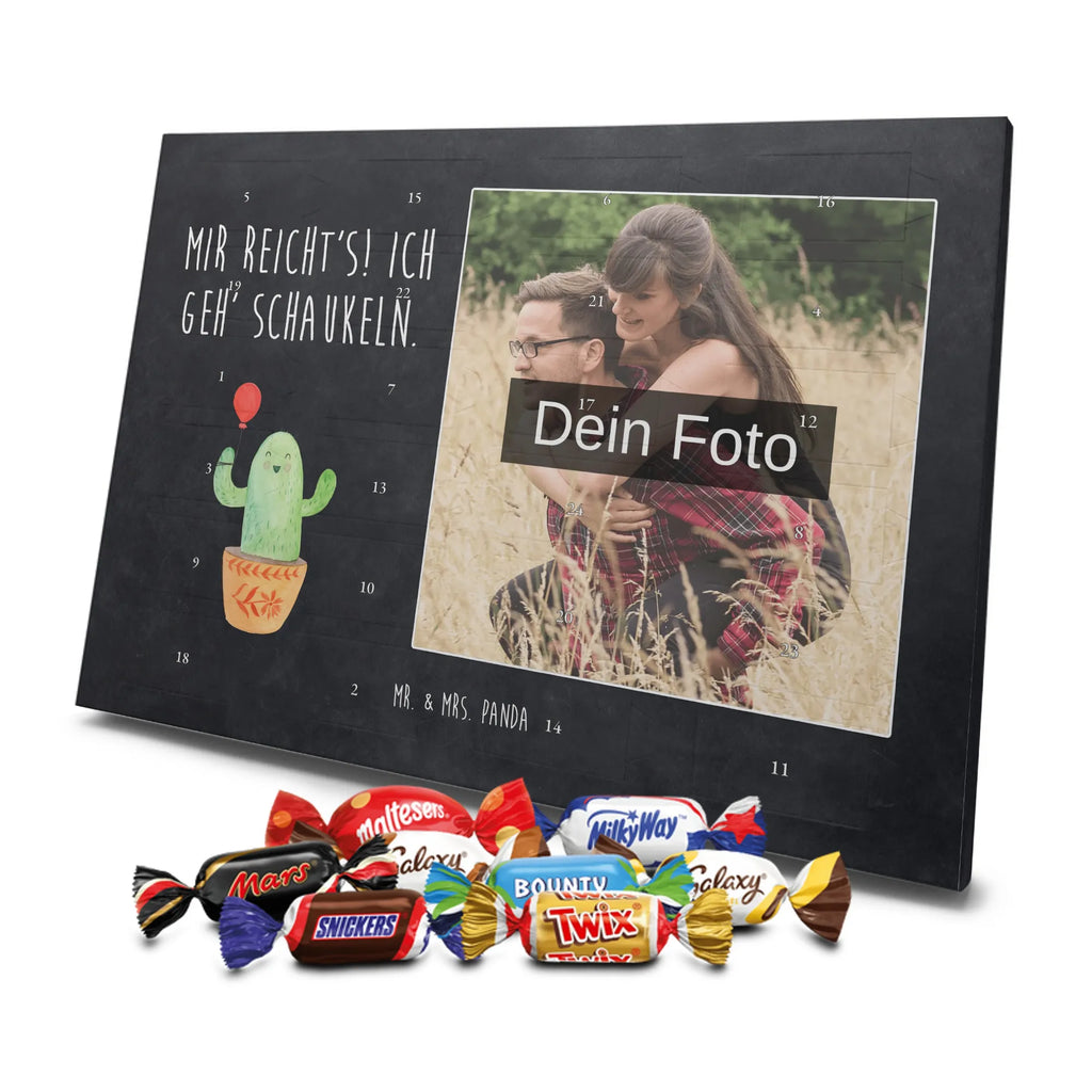  cactus balloon Personalisierter Schoko Foto Adventskalender, Kakteen, Kaktus, Stress, Neustart, Büroalltag, Büro, Freude, Luftballon, Freund, Prüfung, Freundin, Ausbildung