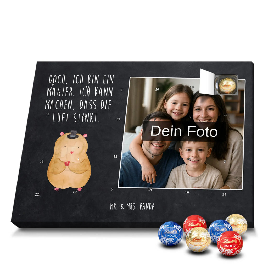 Personalisierter Schoko Foto Adventskalender Hamster Hut Personalisierter Schoko Foto Adventskalender, Gute Laune, Lustige Sprüche, Tiere, Tiermotive, Zwerghamster, Hut, Hamster, Zylinder, Magier, Zauberer