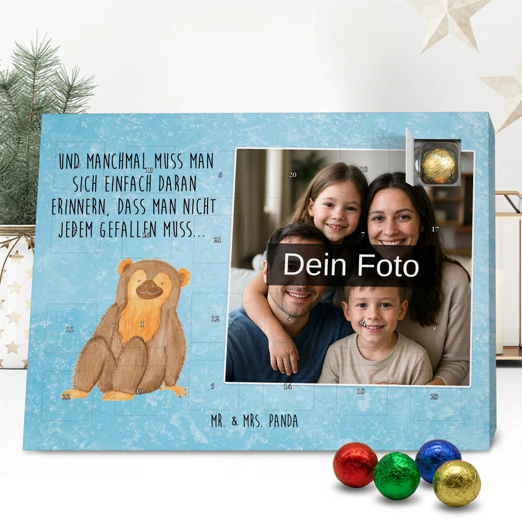 Personalisierter Schoko Foto Adventskalender Affe Personalisierter Schoko Foto Adventskalender, Afrika, Wildtiere, Selbstbewusstsein, Selbstliebe, Affe, Motivation, Liebe, Selfcare, Respekt, Äffchen, Affen, Selbstachtung