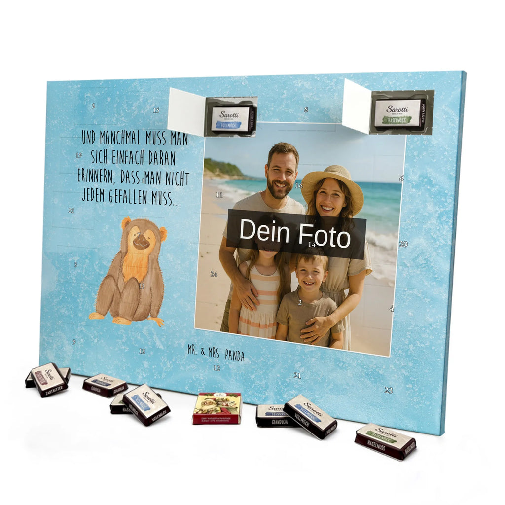 Personalisierter Schoko Foto Adventskalender Affe Personalisierter Schoko Foto Adventskalender, Afrika, Wildtiere, Selbstbewusstsein, Selbstliebe, Affe, Motivation, Liebe, Selfcare, Respekt, Äffchen, Affen, Selbstachtung