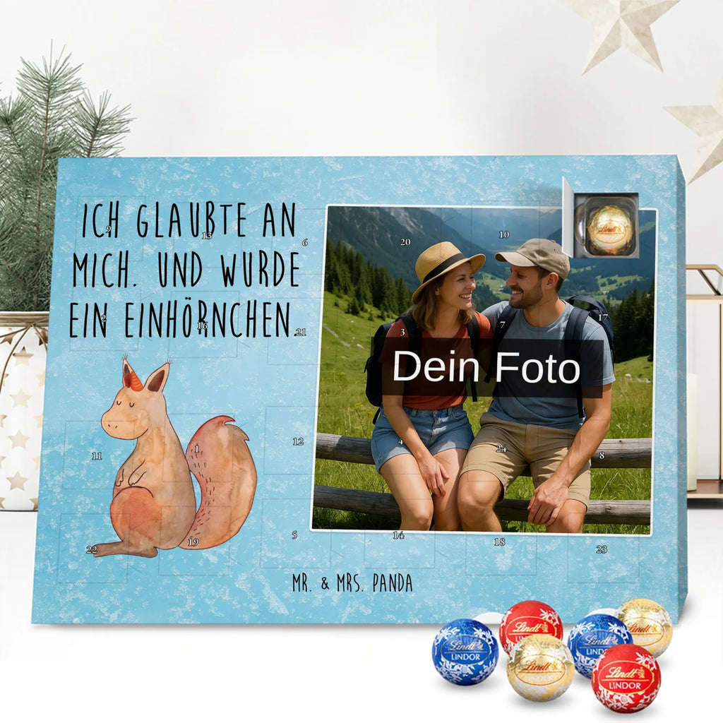 Personalisierter Schoko Foto Adventskalender Einhorn Glauben Personalisierter Schoko Foto Adventskalender, Unicorn, Einhorn, Einhörner, Einhorn Deko, Eichhorn, Einhörnchen, Eichhörnchen