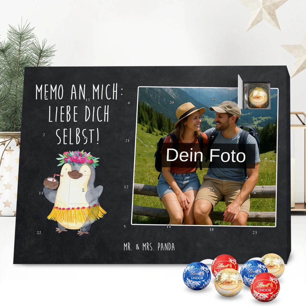 Personalisierter Schoko Foto Adventskalender Pinguin Kokosnuss Personalisierter Schoko Foto Adventskalender, Pinguin, Kokosnuss, Aloha, Hawaii, Pinguine, Urlaub