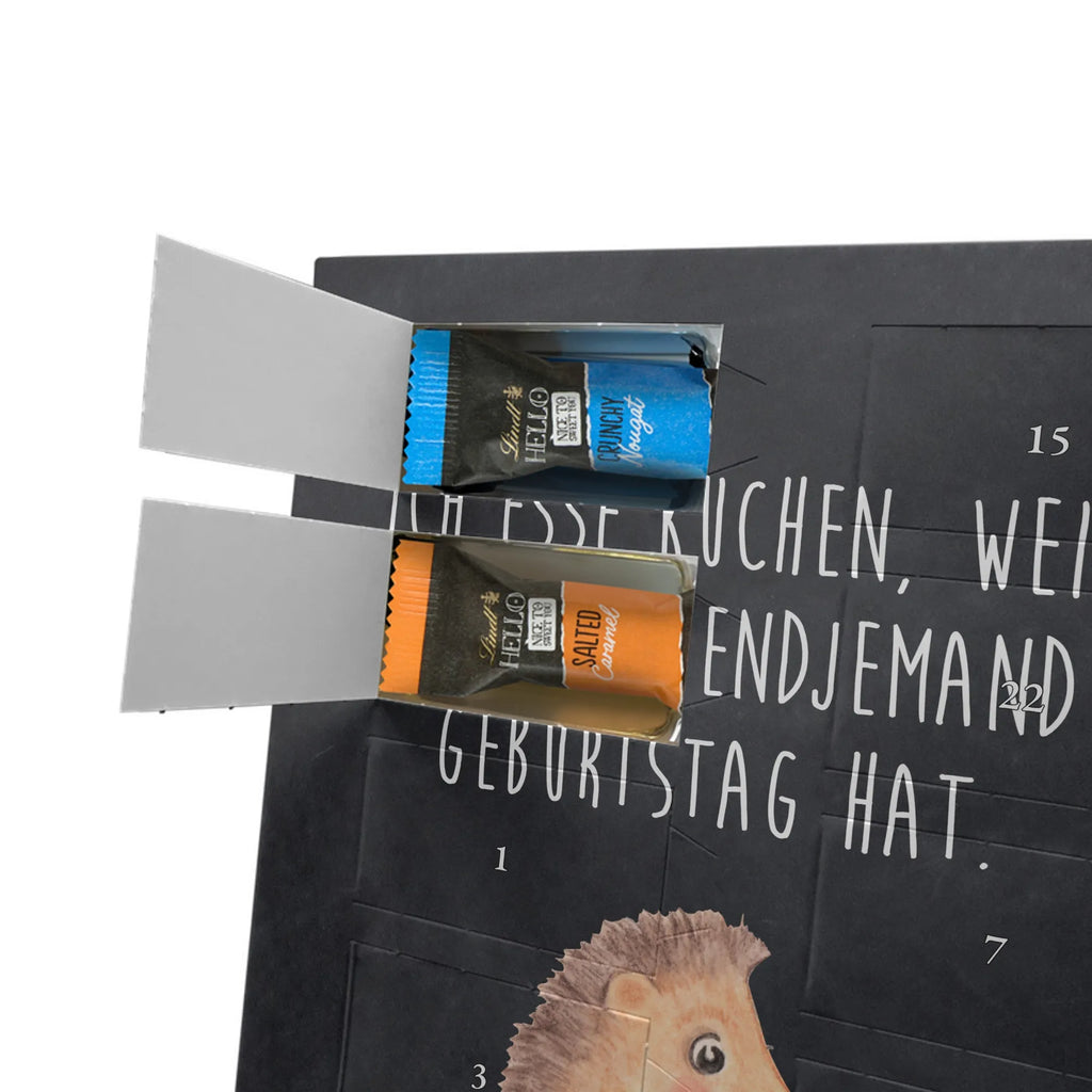  Hedgehog piece of cake Personalisierter Schoko Foto Adventskalender, Gute Laune, Lustige Sprüche, Tiere, Tiermotive, Torte, Backen Geschenk, Kuchen Backen, Igel, Geburtstagskuchen, Einladung Party, Essen Spruch, Kuchen