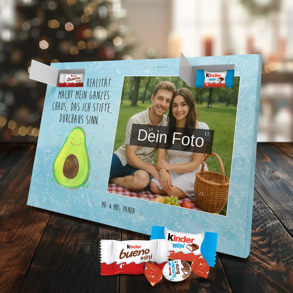  avocado Happy Personalisierter Schoko Foto Adventskalender, Gesund, Vegan, Veggie, Avocado, Chaos