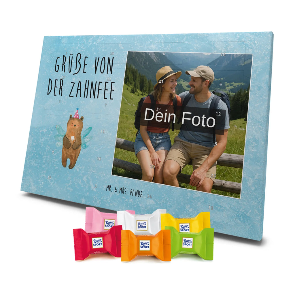 Personalisierter Schoko Foto Adventskalender Bär Zahnfee Personalisierter Schoko Foto Adventskalender, Teddybär, Teddy, Bär, Fee, Zahnfee, Milchzahn, Erster Zahn