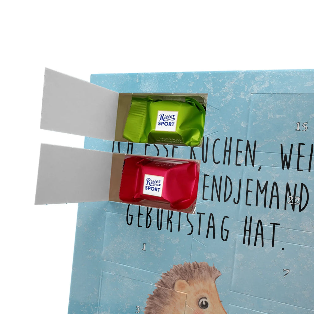  Hedgehog piece of cake Personalisierter Schoko Foto Adventskalender, Gute Laune, Lustige Sprüche, Tiere, Tiermotive, Torte, Backen Geschenk, Kuchen Backen, Igel, Geburtstagskuchen, Einladung Party, Essen Spruch, Kuchen