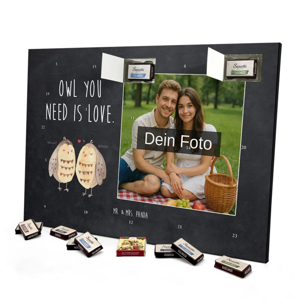  sowy miłość Personalisierter Schoko Foto Adventskalender, Eule, Freund, Freundin Geschenk, Liebe, Liebe Spruch, Eule Deko, Owl, Wortspiel Lustig, Hochzeit Spruch, All You Need Is Love