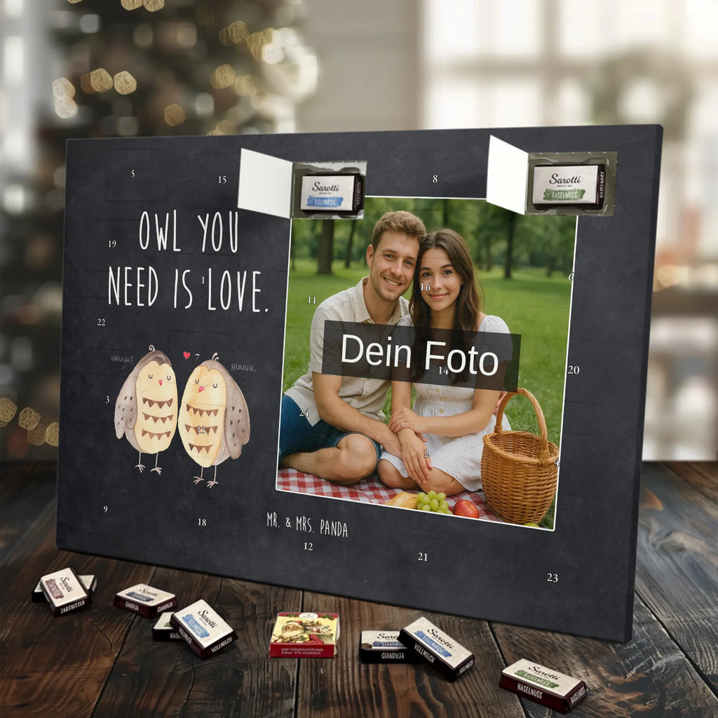  sowy miłość Personalisierter Schoko Foto Adventskalender, Eule, Freund, Freundin Geschenk, Liebe, Liebe Spruch, Eule Deko, Owl, Wortspiel Lustig, Hochzeit Spruch, All You Need Is Love