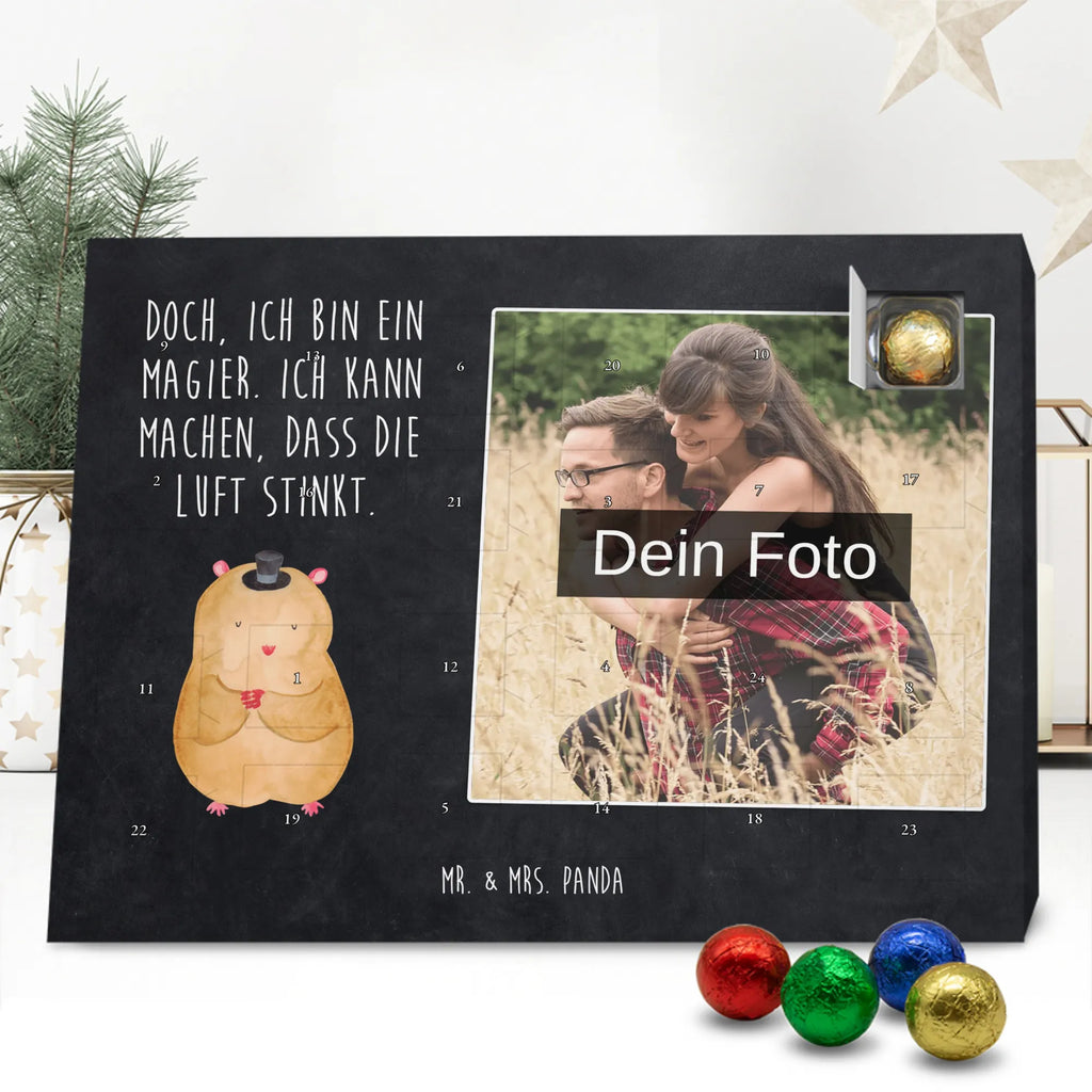 Personalisierter Schoko Foto Adventskalender Hamster Hut Personalisierter Schoko Foto Adventskalender, Gute Laune, Lustige Sprüche, Tiere, Tiermotive, Zwerghamster, Hut, Hamster, Zylinder, Magier, Zauberer