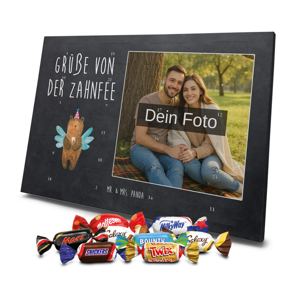 Personalisierter Schoko Foto Adventskalender Bär Zahnfee Personalisierter Schoko Foto Adventskalender, Teddybär, Teddy, Bär, Fee, Zahnfee, Milchzahn, Erster Zahn