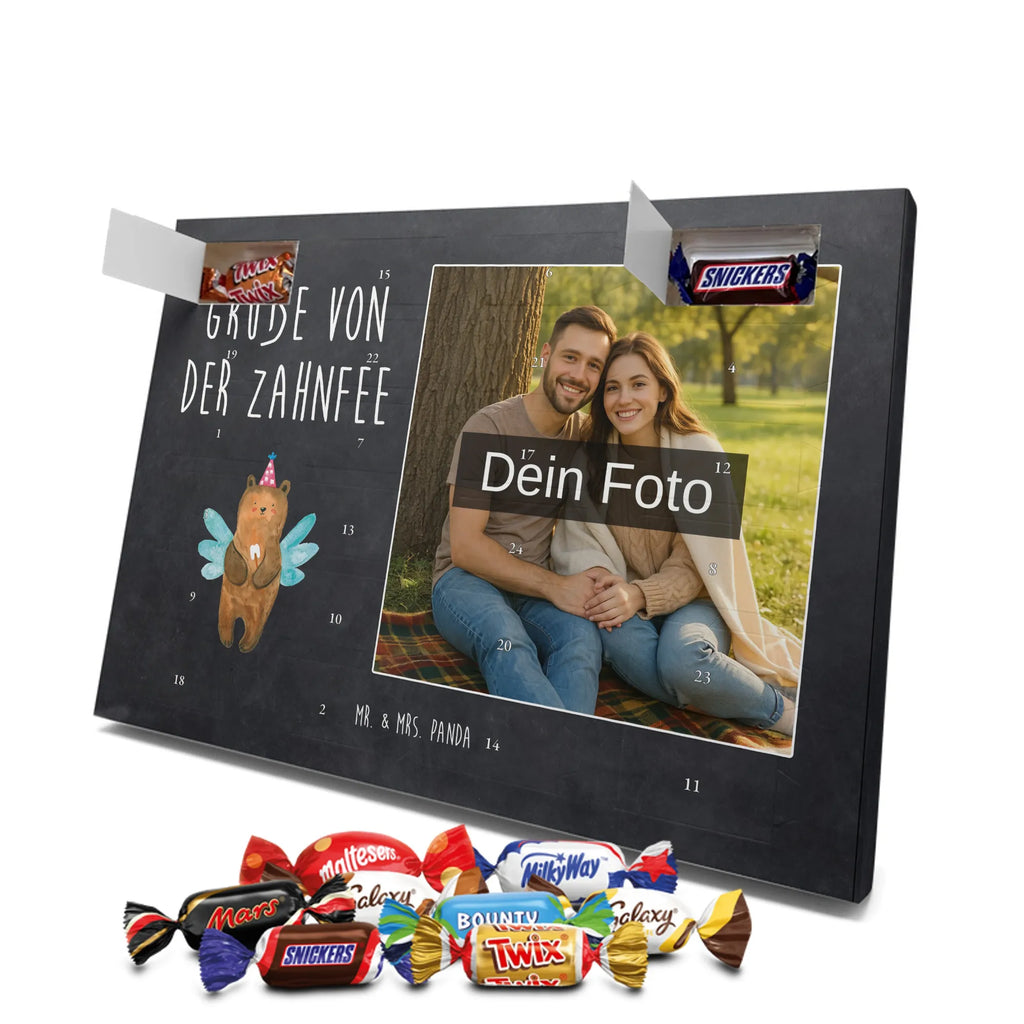 Personalisierter Schoko Foto Adventskalender Bär Zahnfee Personalisierter Schoko Foto Adventskalender, Teddybär, Teddy, Bär, Fee, Zahnfee, Milchzahn, Erster Zahn
