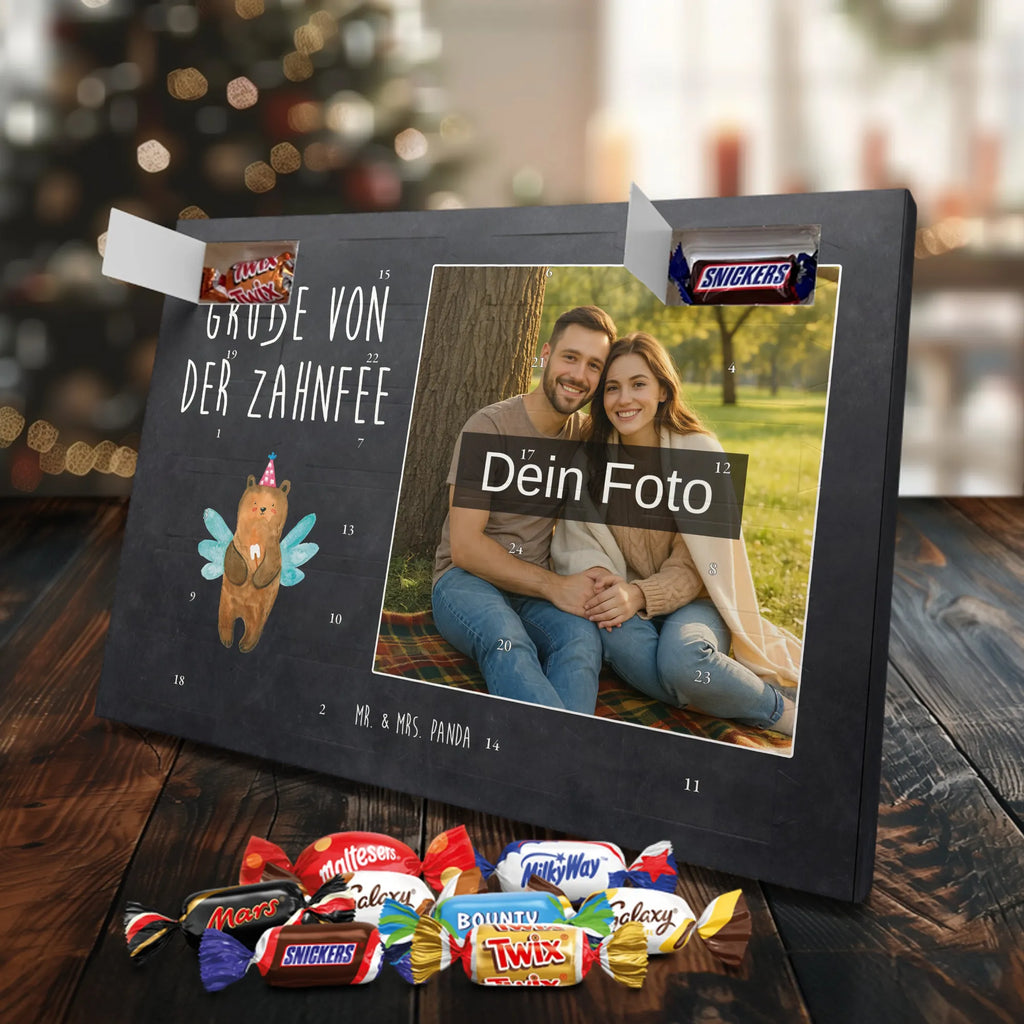 Personalisierter Schoko Foto Adventskalender Bär Zahnfee Personalisierter Schoko Foto Adventskalender, Teddybär, Teddy, Bär, Fee, Zahnfee, Milchzahn, Erster Zahn