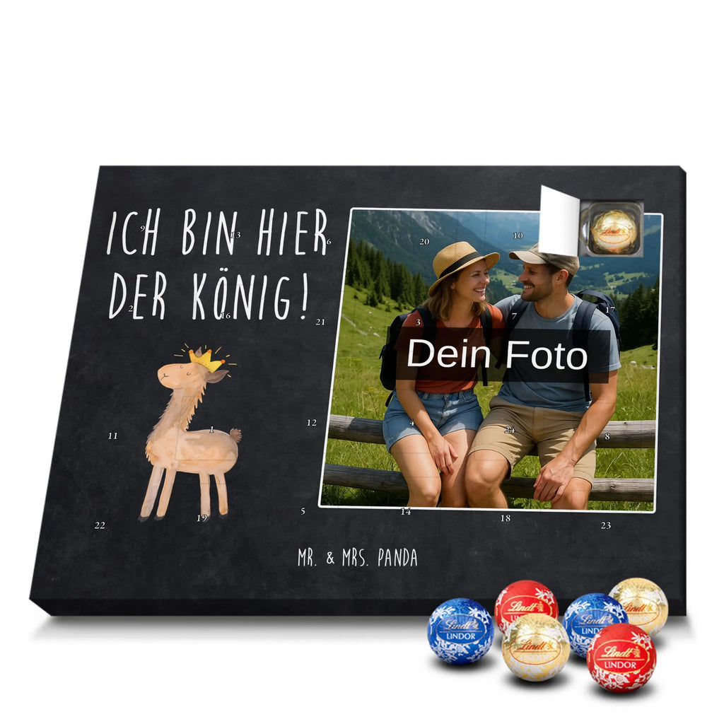  lama Król Personalisierter Schoko Foto Adventskalender, Alpaka, Lama, Mama, Freundin, Abi, Abitur, Kollegin, Büro Kollege, Papa, Lamas, König, Königin, Vorgesetzter, Chef