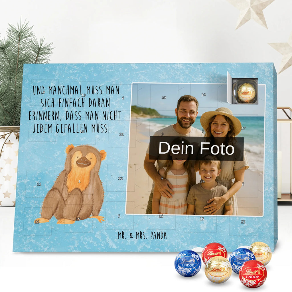 Personalisierter Schoko Foto Adventskalender Affe Personalisierter Schoko Foto Adventskalender, Afrika, Wildtiere, Selbstbewusstsein, Selbstliebe, Affe, Motivation, Liebe, Selfcare, Respekt, Äffchen, Affen, Selbstachtung