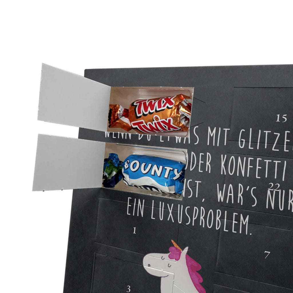 Personalisierter Schoko Foto Adventskalender Einhorn Radfahrer Personalisierter Schoko Foto Adventskalender, Unicorn, Einhorn, Einhörner, Einhorn Deko, Liebeskummer, Luxusproblem, Kummer, Radfahrer, Konfetti, Radfahren, Bike, Feenstaub, Rad