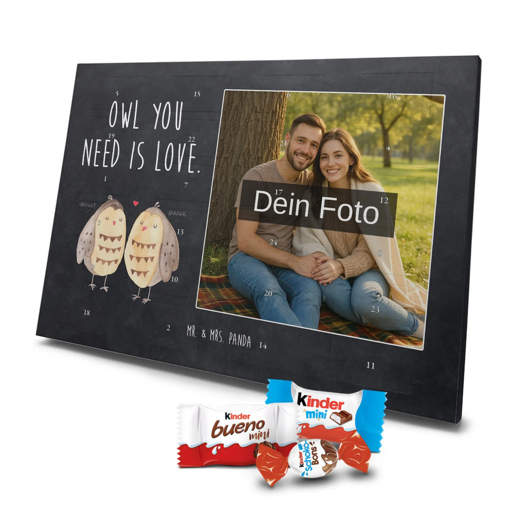  sowy miłość Personalisierter Schoko Foto Adventskalender, Eule, Freund, Freundin Geschenk, Liebe, Liebe Spruch, Eule Deko, Owl, Wortspiel Lustig, Hochzeit Spruch, All You Need Is Love