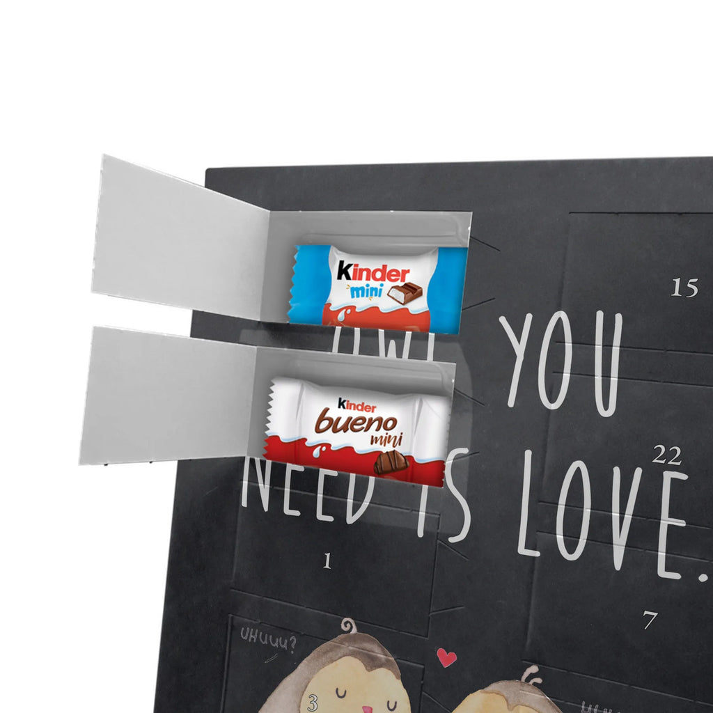  sowy miłość Personalisierter Schoko Foto Adventskalender, Eule, Freund, Freundin Geschenk, Liebe, Liebe Spruch, Eule Deko, Owl, Wortspiel Lustig, Hochzeit Spruch, All You Need Is Love