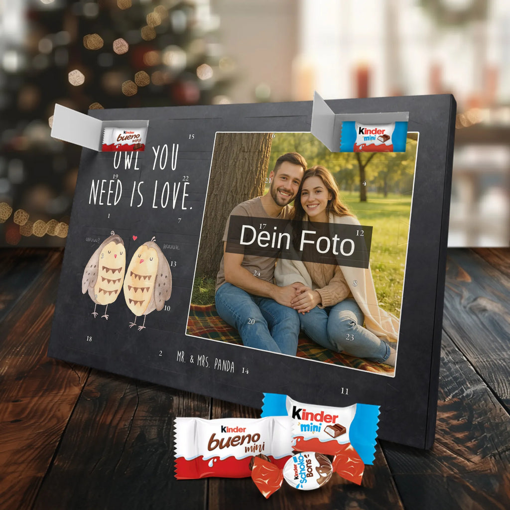  sowy miłość Personalisierter Schoko Foto Adventskalender, Eule, Freund, Freundin Geschenk, Liebe, Liebe Spruch, Eule Deko, Owl, Wortspiel Lustig, Hochzeit Spruch, All You Need Is Love