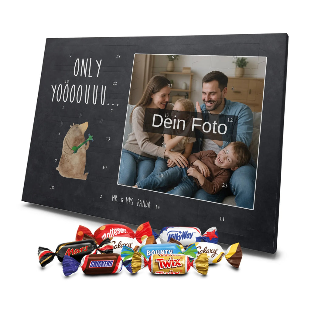 Personalisierter Schoko Foto Adventskalender Bär Gitarre Personalisierter Schoko Foto Adventskalender, Teddybär, Teddy, Bär