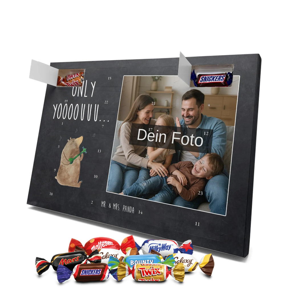Personalisierter Schoko Foto Adventskalender Bär Gitarre Personalisierter Schoko Foto Adventskalender, Teddybär, Teddy, Bär