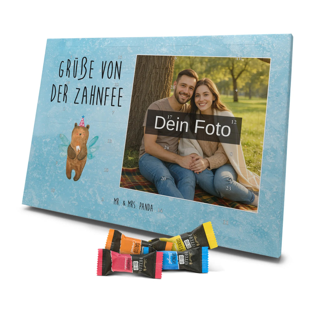 Personalisierter Schoko Foto Adventskalender Bär Zahnfee Personalisierter Schoko Foto Adventskalender, Teddybär, Teddy, Bär, Fee, Zahnfee, Milchzahn, Erster Zahn