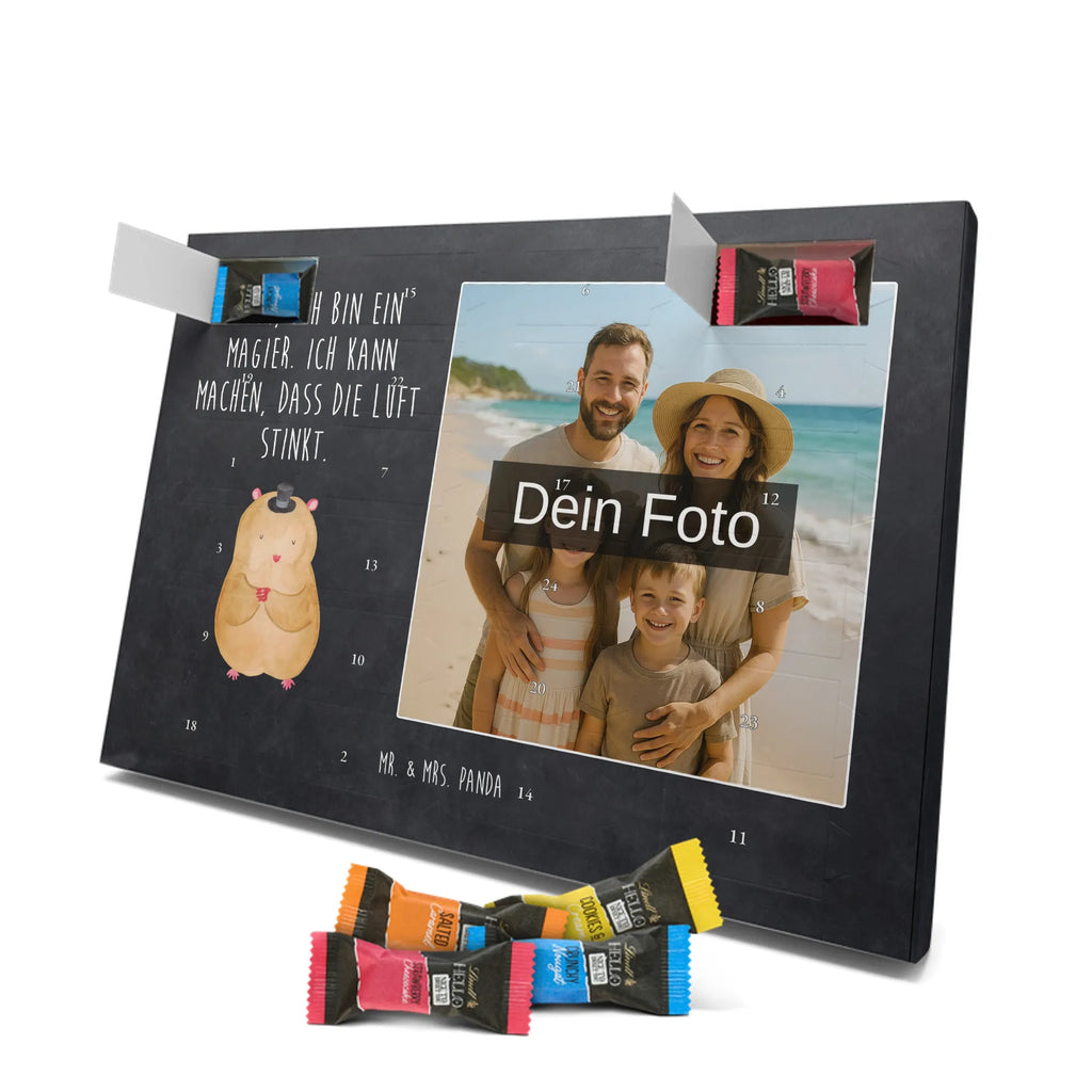 Personalisierter Schoko Foto Adventskalender Hamster Hut Personalisierter Schoko Foto Adventskalender, Gute Laune, Lustige Sprüche, Tiere, Tiermotive, Zwerghamster, Hut, Hamster, Zylinder, Magier, Zauberer