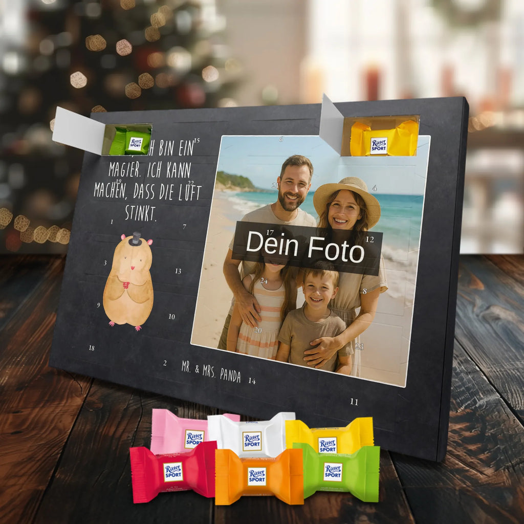 Personalisierter Schoko Foto Adventskalender Hamster Hut Personalisierter Schoko Foto Adventskalender, Gute Laune, Lustige Sprüche, Tiere, Tiermotive, Zwerghamster, Hut, Hamster, Zylinder, Magier, Zauberer