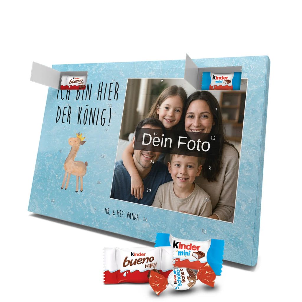  lama Król Personalisierter Schoko Foto Adventskalender, Alpaka, Lama, Mama, Freundin, Abi, Abitur, Kollegin, Büro Kollege, Papa, Lamas, König, Königin, Vorgesetzter, Chef