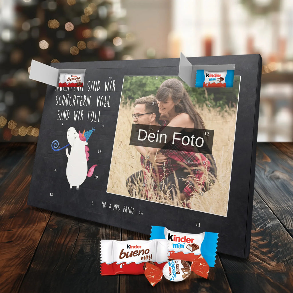 Personalisierter Schoko Foto Adventskalender Einhorn Party Personalisierter Schoko Foto Adventskalender, Unicorn, Einhorn, Einhörner, Einhorn Deko, Party, Alkohol, Geburtstag, Club, Glitzer, Fest, Konfetti, Feier, Disco